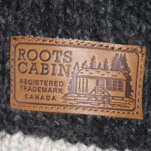 Oversized Roots Canada Grey Sweater